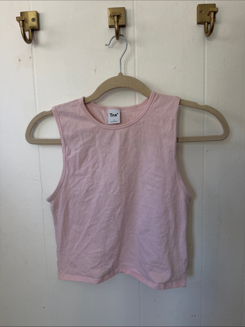 Tna Light Pink Sleeveless Tank Top